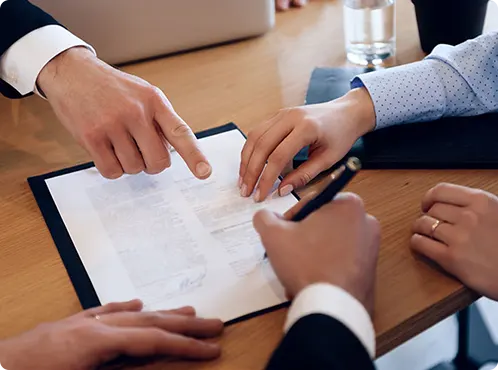 Signing legal documents